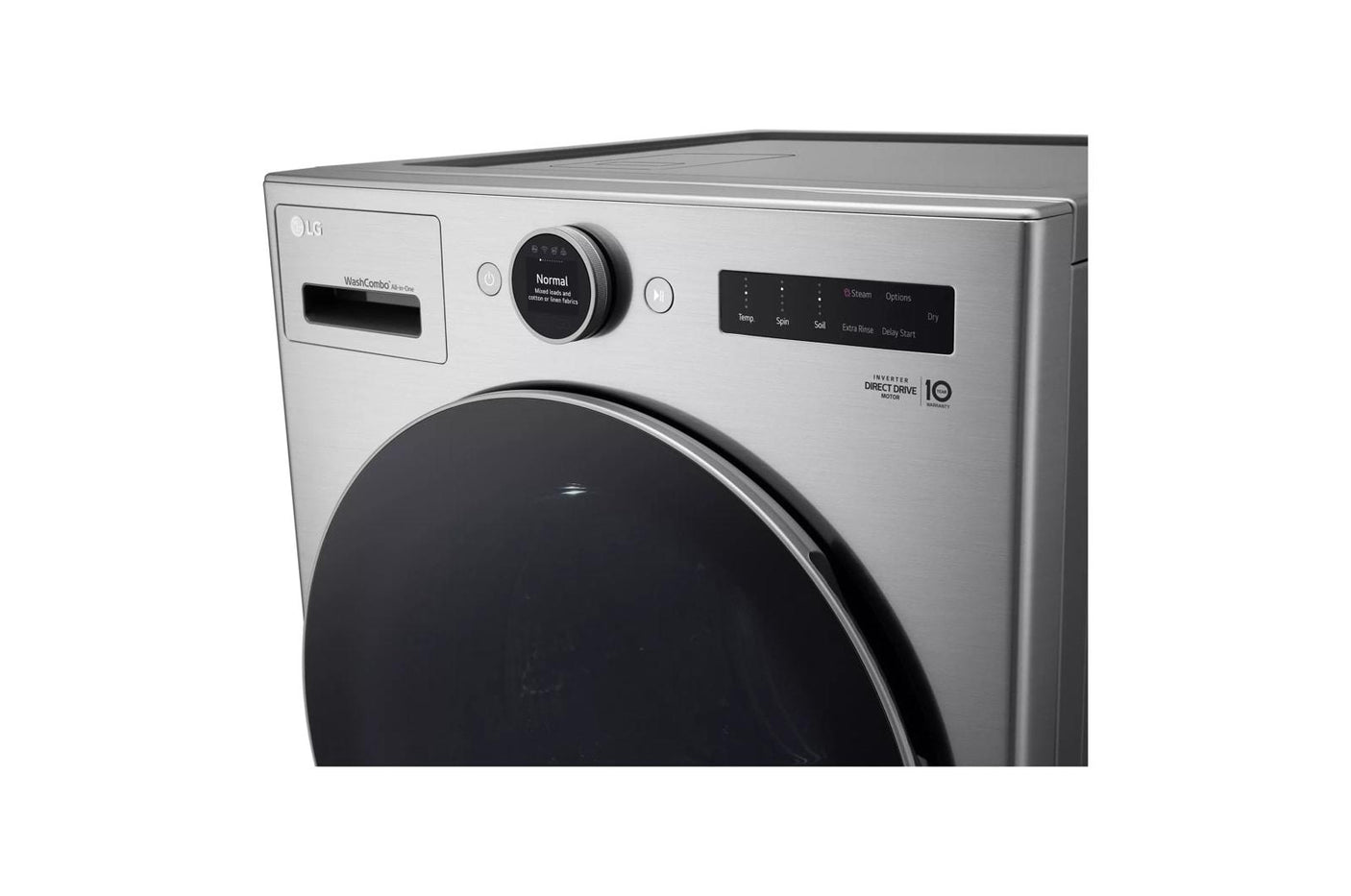 Ventless Washer/Dryer Combo LG WashCombo™ All-in-One 5.0 cu. ft. Mega Capacity with Inverter HeatPump™ Technology and Direct Drive Motor