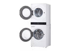 Single Unit Front Load LG WashTower™ with Center Control™ 4.5 cu. ft. Washer and 7.4 cu. ft. Gas Dryer