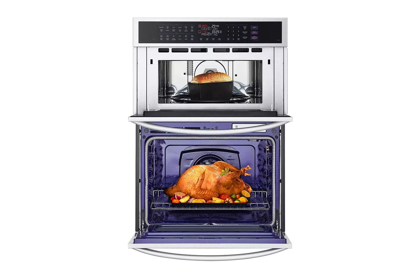 1.7/4.7 cu. ft. Smart Combination Wall Oven with InstaView®, True Convection, Air Fry, and Steam Sous Vide