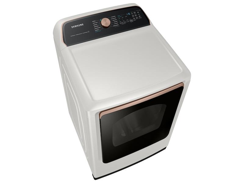 7.4 cu. ft. Smart Electric Dryer with Steam Sanitize+ in Ivory