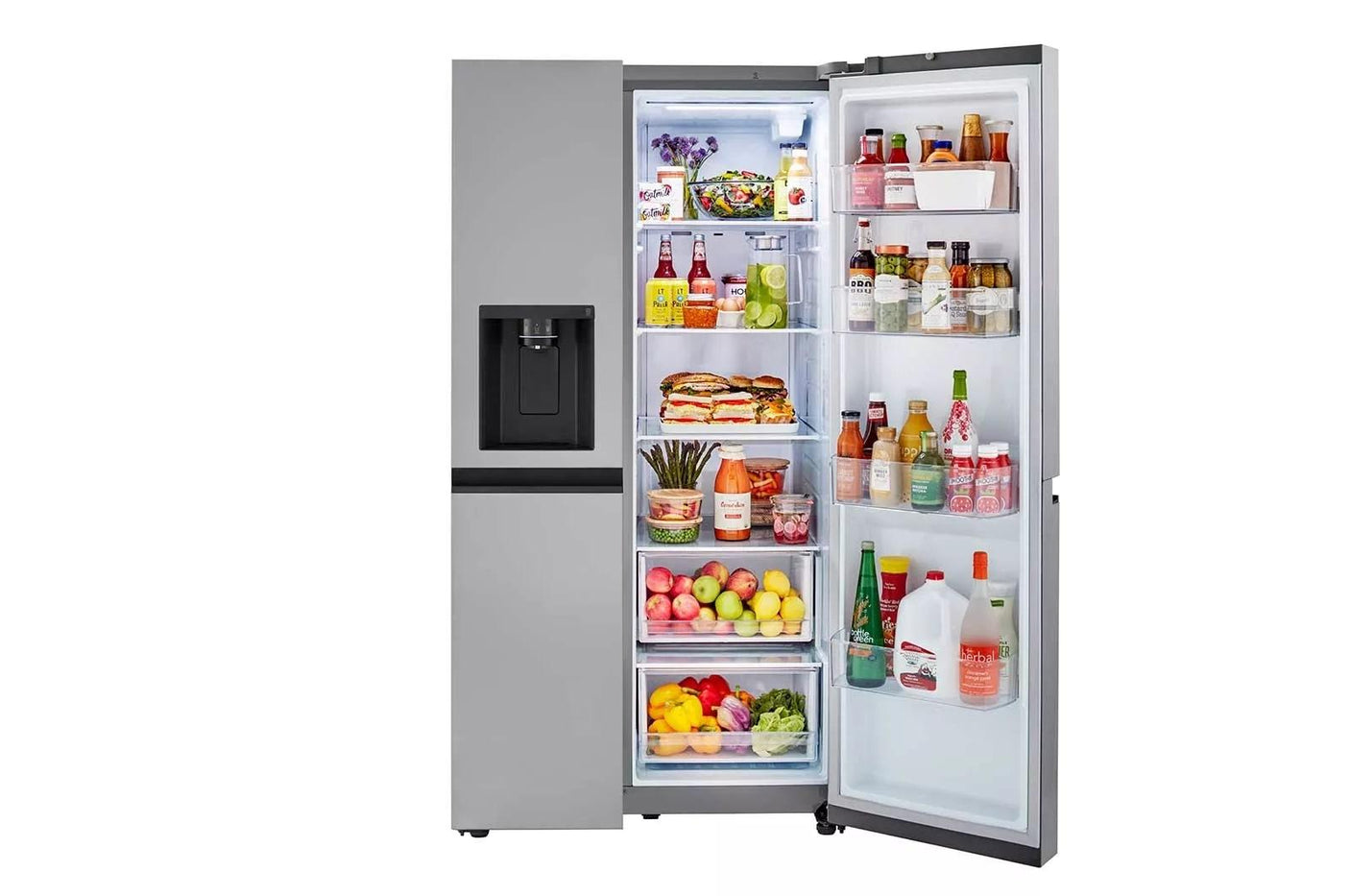 27 cu. ft. Side-by-Side Refrigerator with Smooth Touch Ice Dispenser