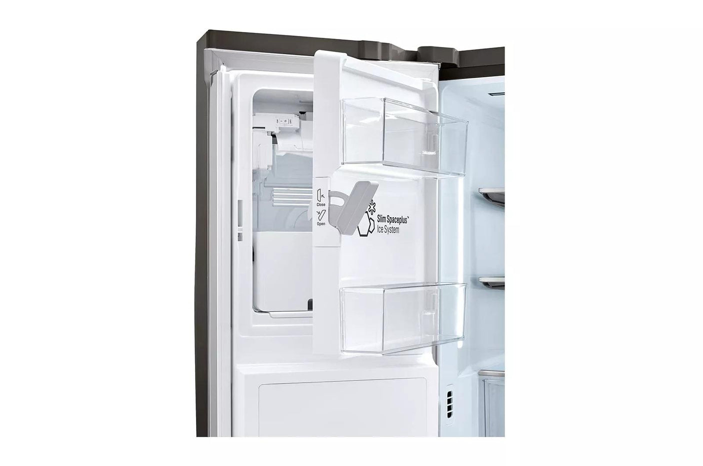 22 cu ft. Smart Counter Depth Double Freezer Refrigerator with Craft Ice™