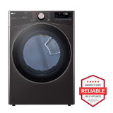 7.4 cu. ft. Ultra Large Capacity Smart wi-fi Enabled Front Load Gas Dryer with TurboSteam™ and Built-In Intelligence