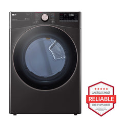 7.4 cu. ft. Ultra Large Capacity Smart wi-fi Enabled Front Load Gas Dryer with TurboSteam™ and Built-In Intelligence