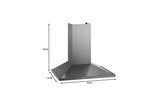 LG STUDIO 36" Wall Mount Chimney Hood