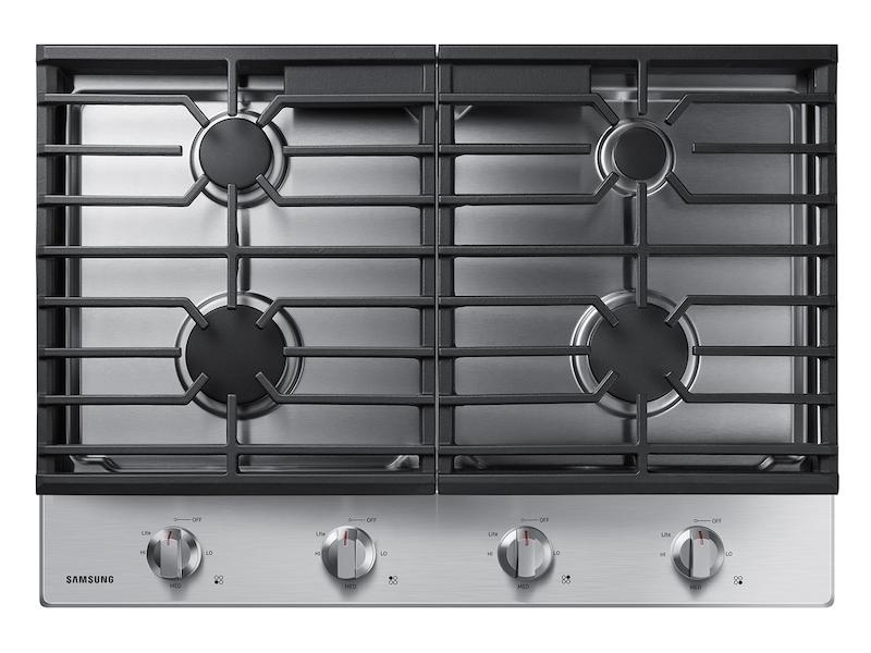 30" Gas Cooktop in Stainless Steel