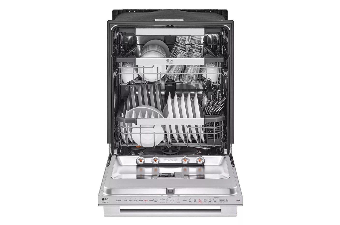 LG STUDIO Smart Top Control Dishwasher with 1-Hour Wash & Dry, QuadWash® Pro, TrueSteam® and Dynamic Heat Dry™