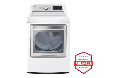 7.3 cu. ft. Ultra Large Capacity Smart wi-fi Enabled Rear Control Electric Dryer with TurboSteam™