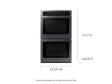 30" Smart Double Wall Oven in Black Stainless Steel