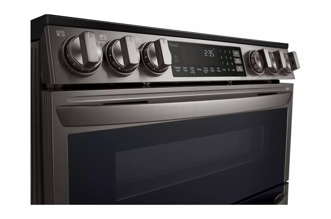 7.3 cu. ft. Smart Electric Double Oven Slide-in Range with InstaView®, ProBake® Convection, Air Fry, and Air Sous Vide