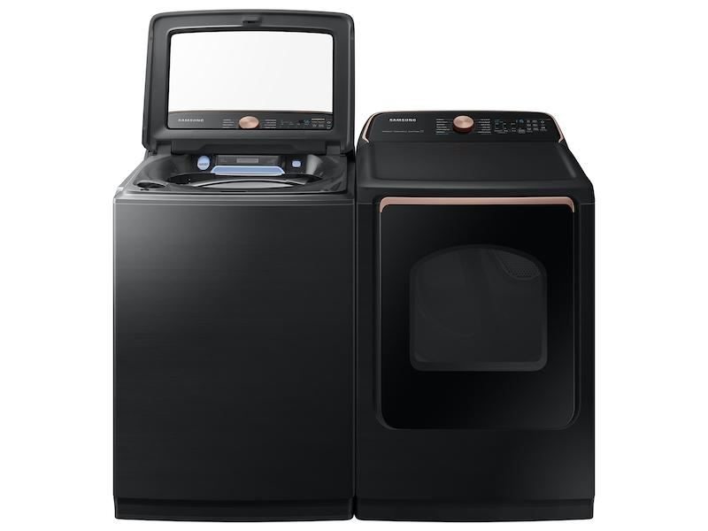 7.4 cu. ft. Smart Electric Dryer with Steam Sanitize+ in Brushed Black