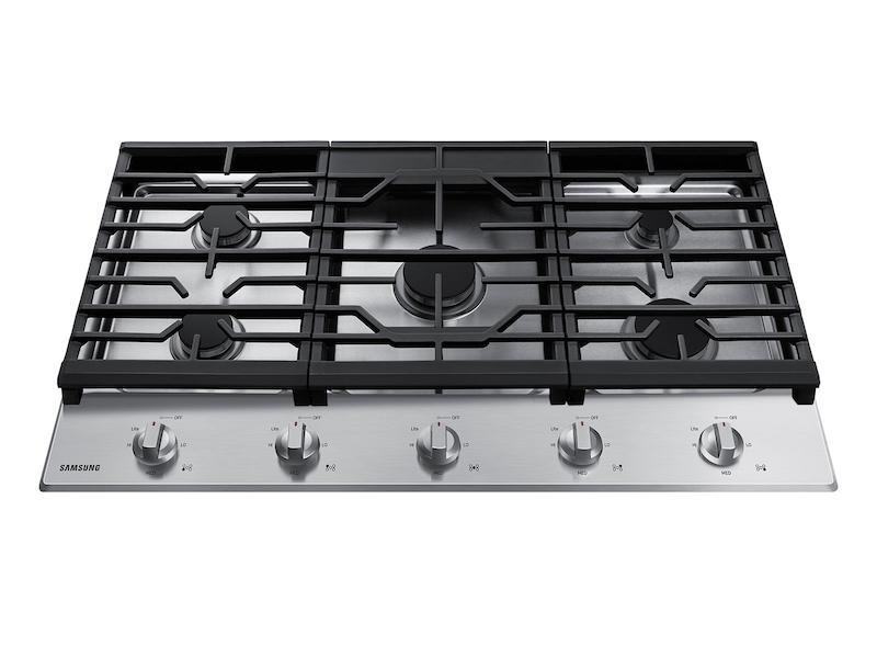 36" Gas Cooktop in Stainless Steel