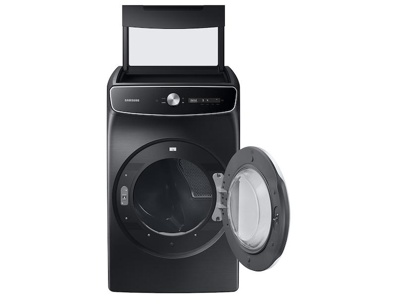 7.5 cu. ft. Smart Dial Electric Dryer with FlexDry™ and Super Speed Dry in Brushed Black