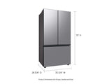 Bespoke 3-Door French Door Refrigerator (24 cu. ft.) with Beverage Center™ in Stainless Steel