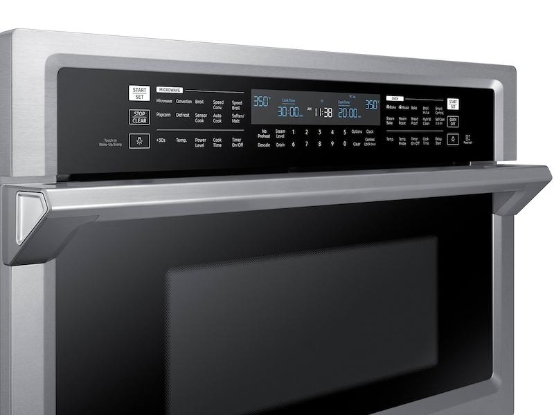 30" Smart Microwave Combination Wall Oven with Steam Cook in Stainless Steel