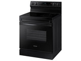 6.3 cu. ft. Smart Freestanding Electric Range with Steam Clean in Black