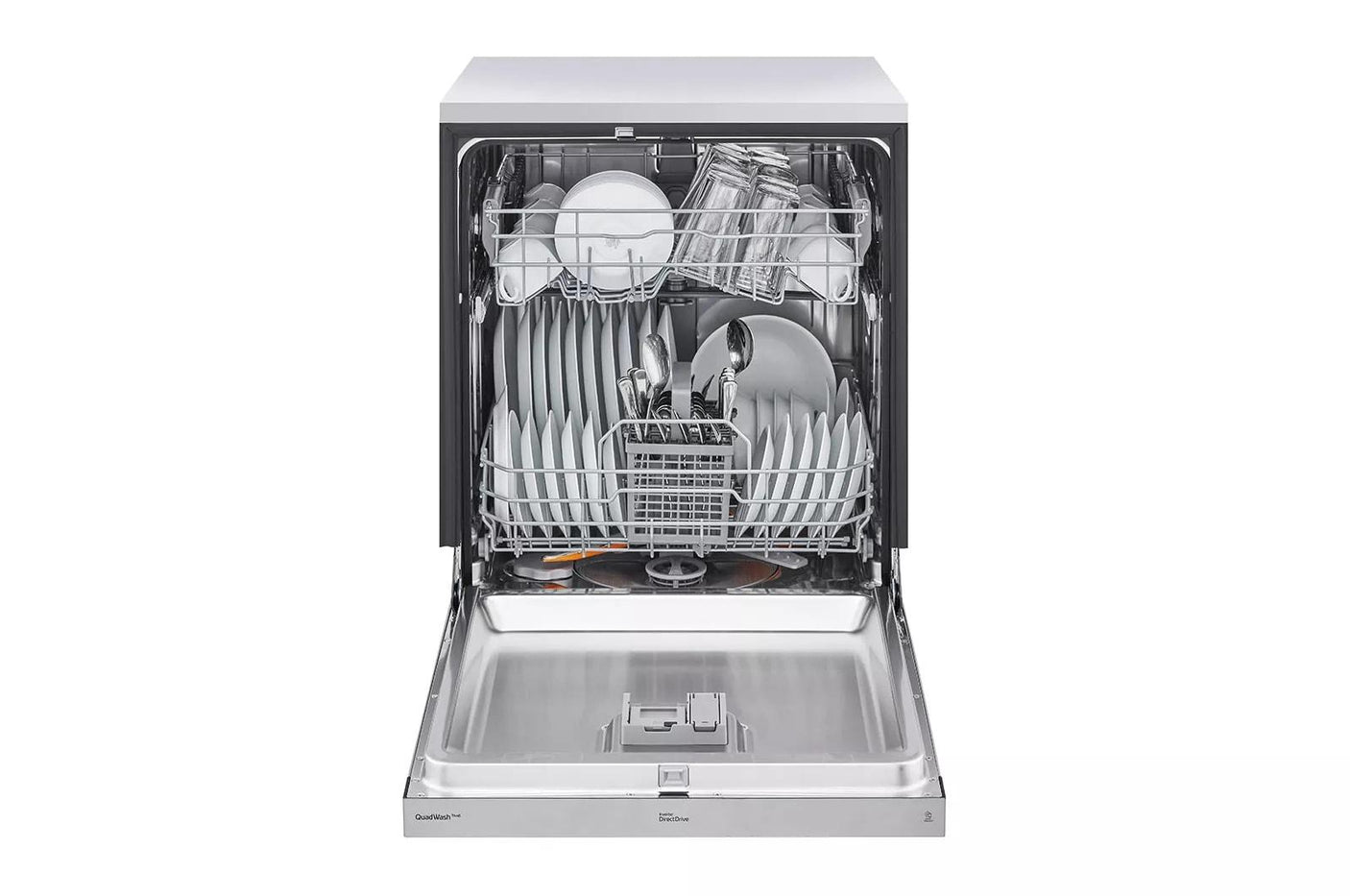 Front Control Smart wi-fi Enabled Dishwasher with QuadWash™