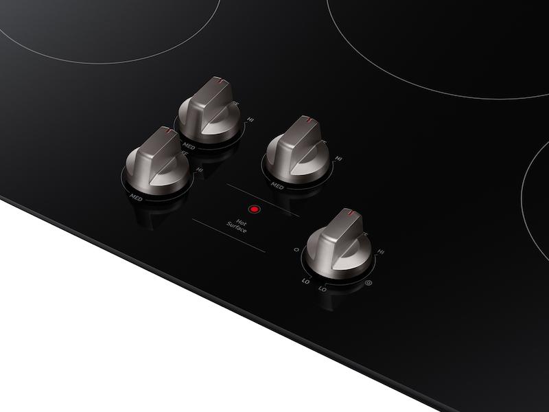 30" Electric Cooktop in Black