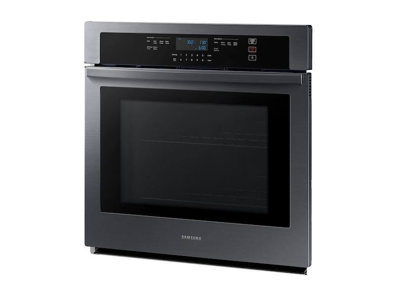 30" Smart Single Wall Oven in Black Stainless Steel