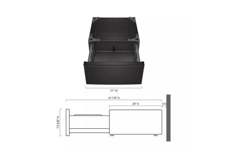 LG 27" Pedestal Storage Drawer