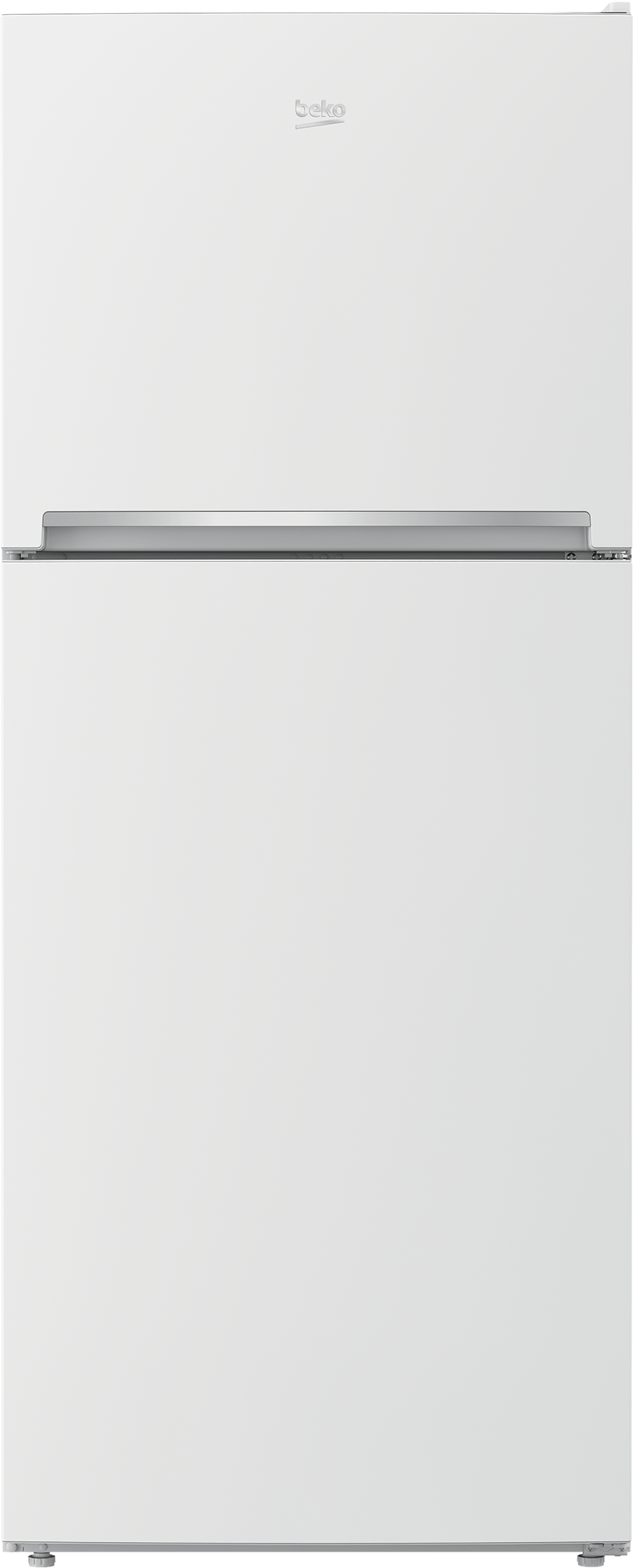 28" Freezer Top White Refrigerator with Auto Ice Maker