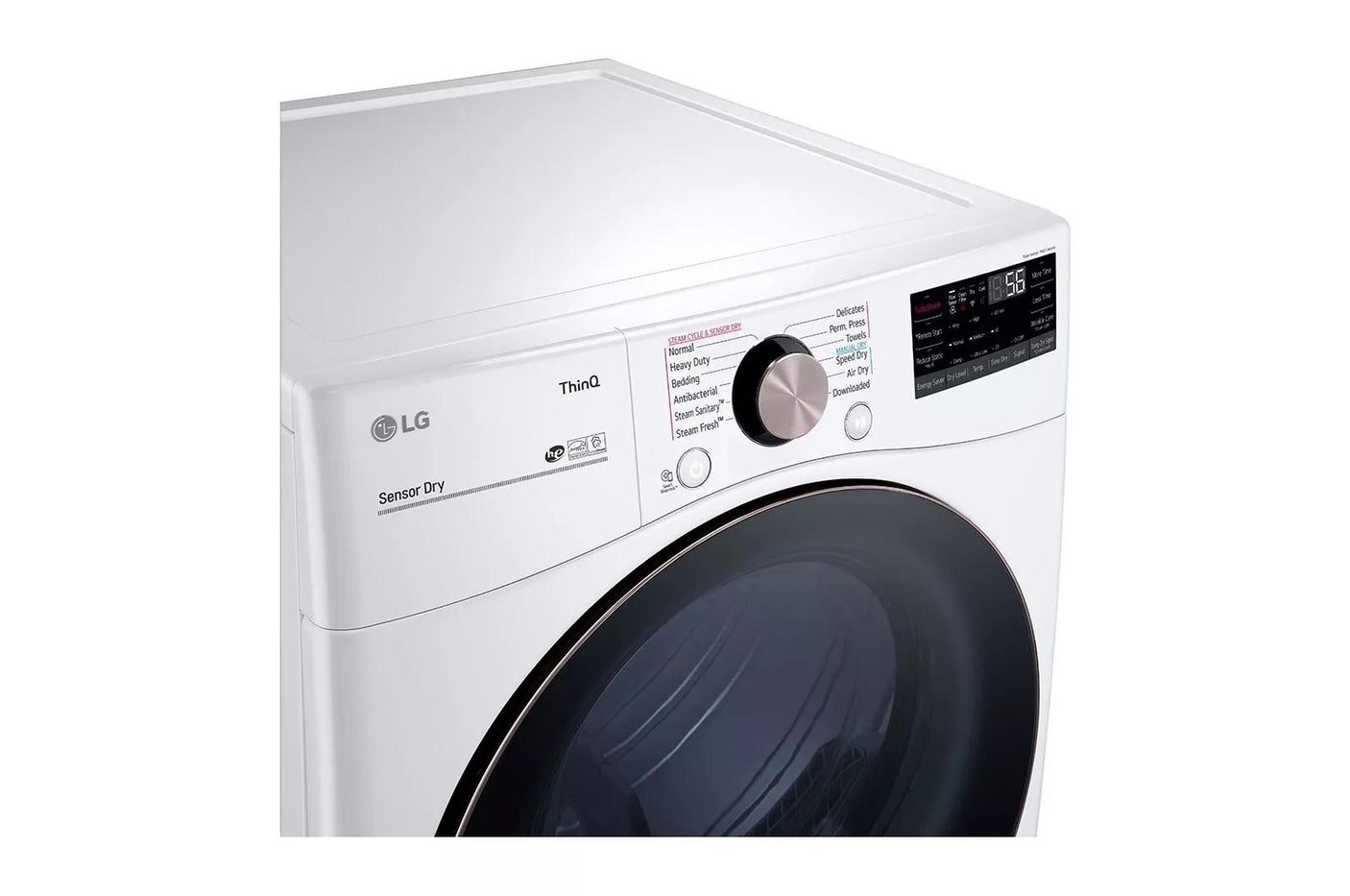 7.4 cu. ft. Ultra Large Capacity Smart wi-fi Enabled Front Load Electric Dryer with TurboSteam™ and Built-In Intelligence