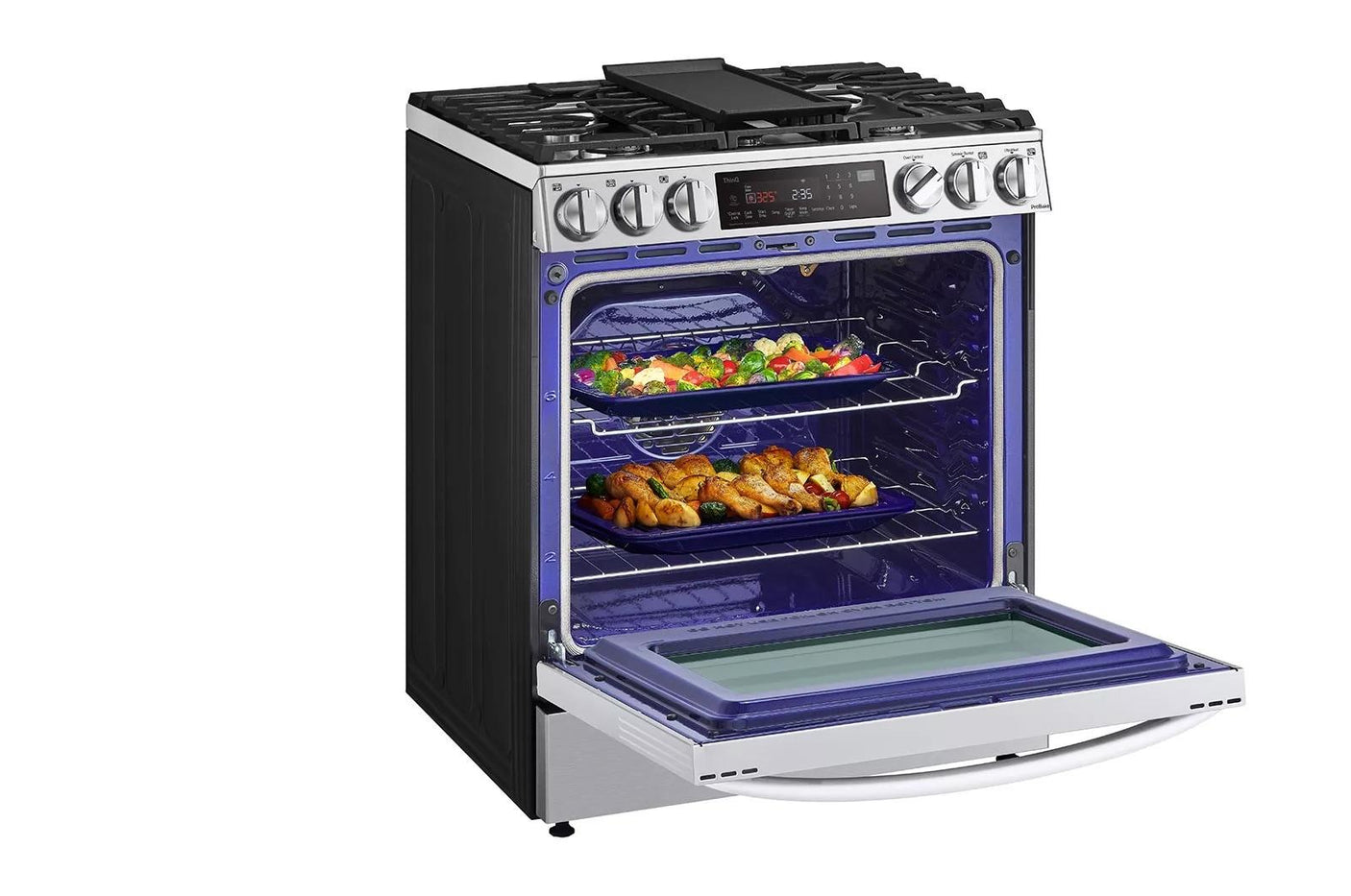 6.3 cu ft. Smart wi-fi Enabled ProBake Convection® InstaView® Gas Slide-In Range with Air Fry