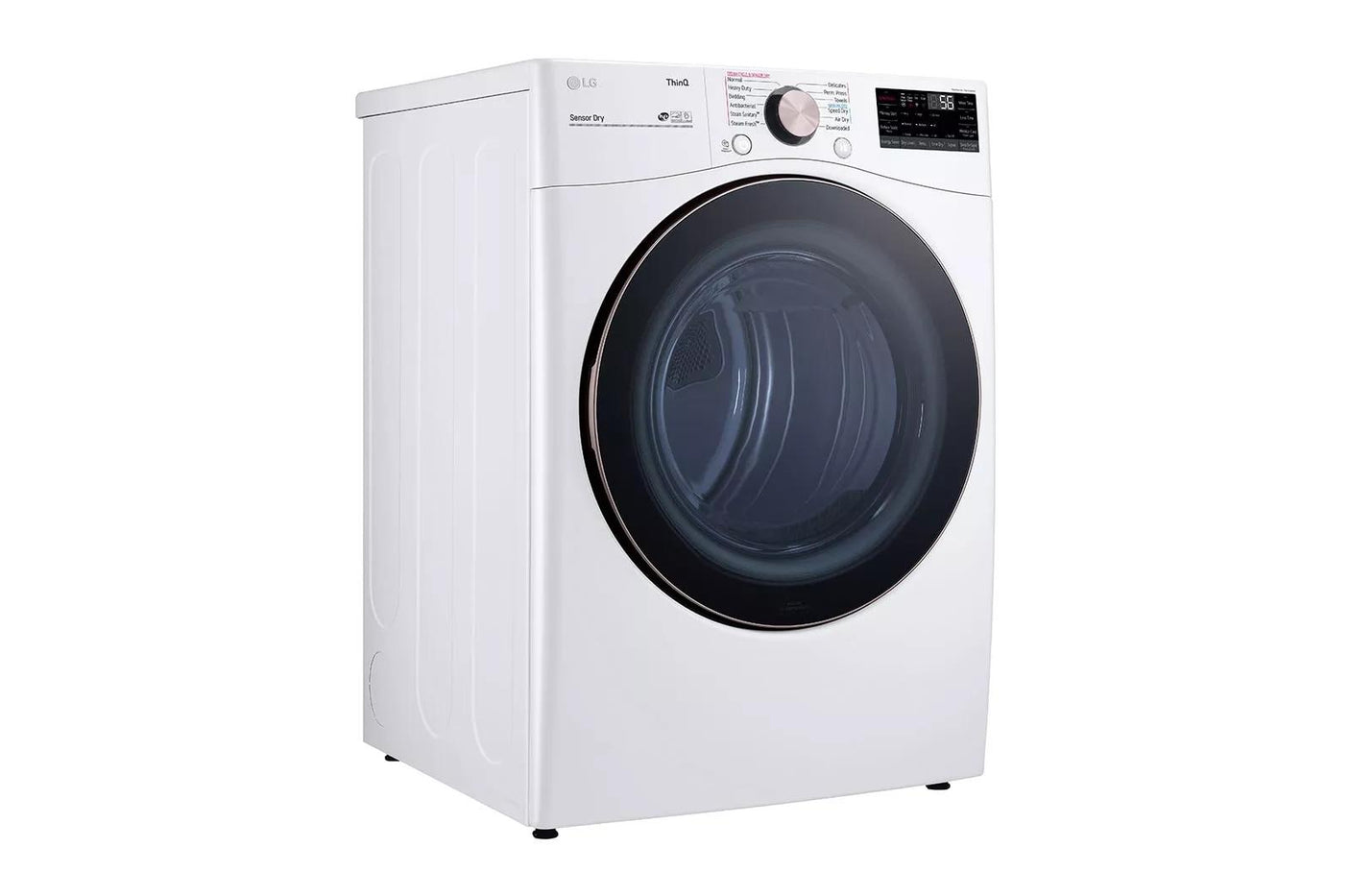 7.4 cu. ft. Ultra Large Capacity Smart wi-fi Enabled Front Load Electric Dryer with TurboSteam™ and Built-In Intelligence