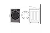 2.4 cu.ft. Smart wi-fi Enabled Compact Front Load All-In-One Washer/Dryer Combo with Built-In Intelligence