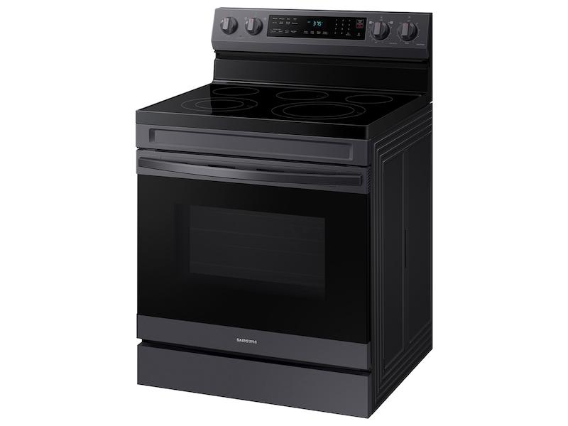 6.3 cu. ft. Smart Freestanding Electric Range with No-Preheat Air Fry & Convection in Black Stainless Steel