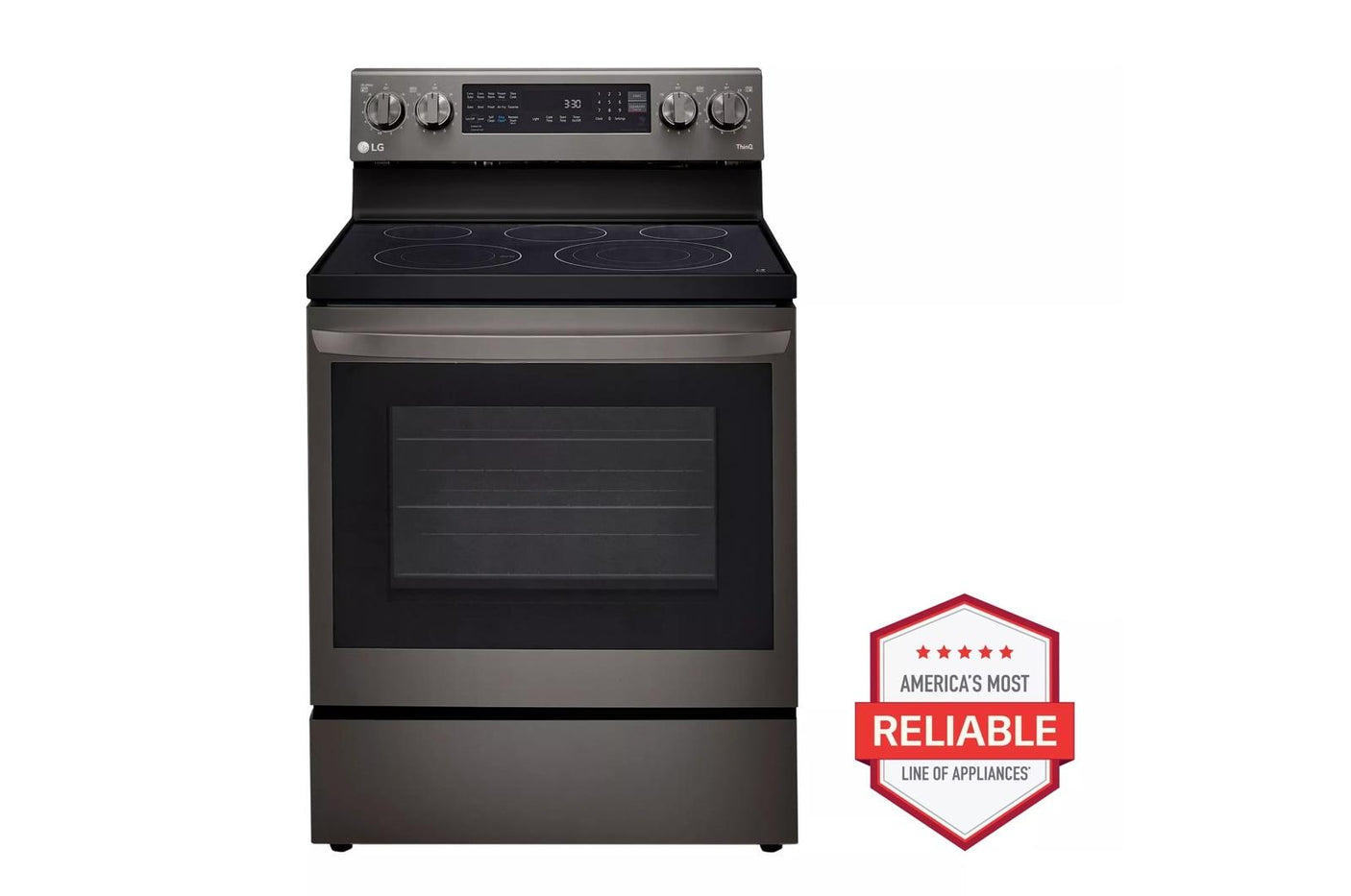 6.3 cu ft. Smart Wi-Fi Enabled True Convection InstaView® Electric Range with Air Fry