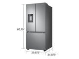 22 cu. ft. Smart 3-Door French Door Refrigerator with External Water Dispenser in Fingerprint Resistant Stainless Steel