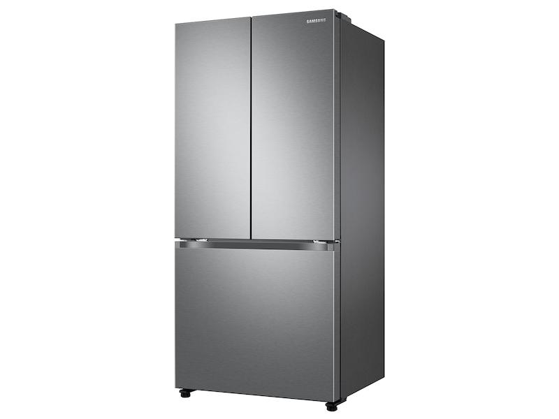 18 cu. ft. Smart Counter Depth 3-Door French Door Refrigerator in Stainless Steel