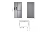 27 cu. ft. Side-By-Side Door-in-Door® Refrigerator with Craft Ice™