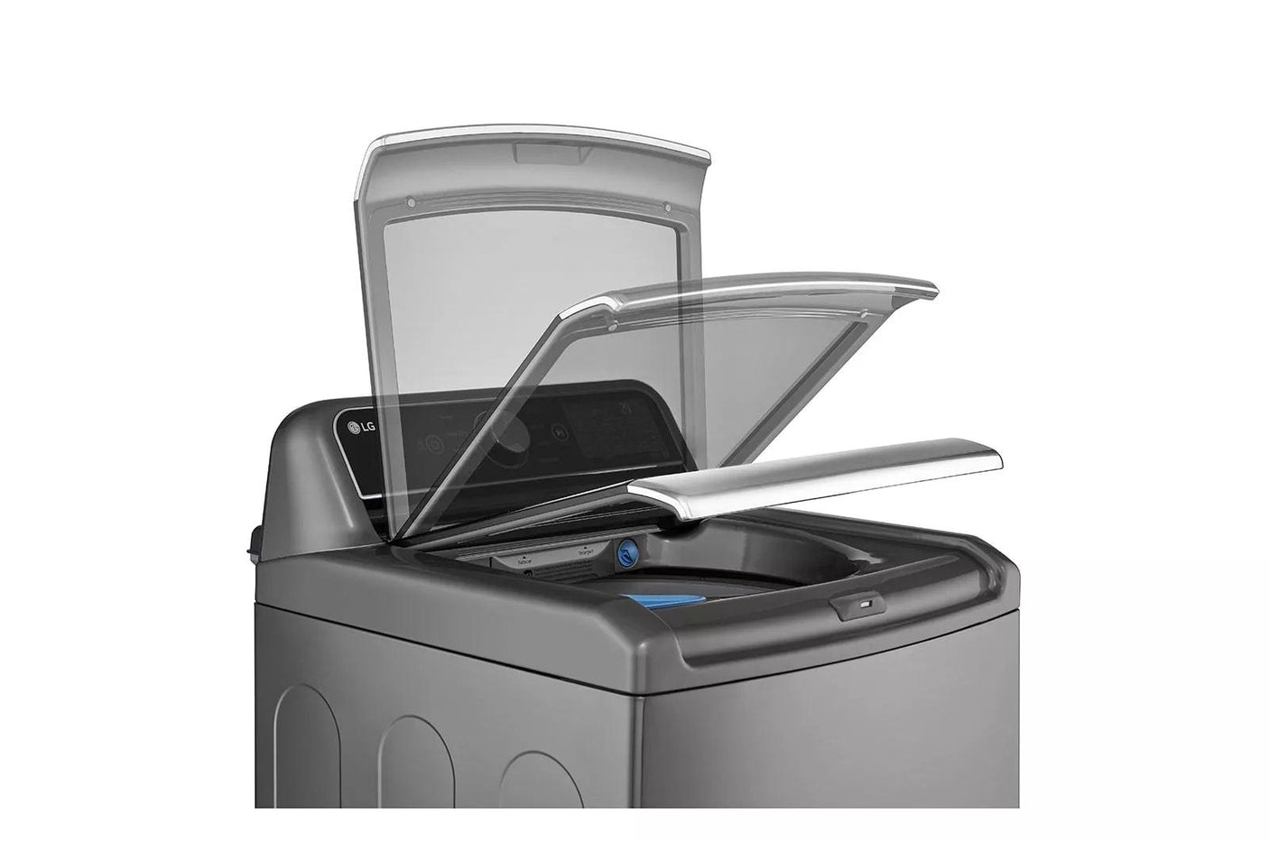 5.5 cu. ft. Mega Capacity Top Load Washer with Impeller - Graphite Steel