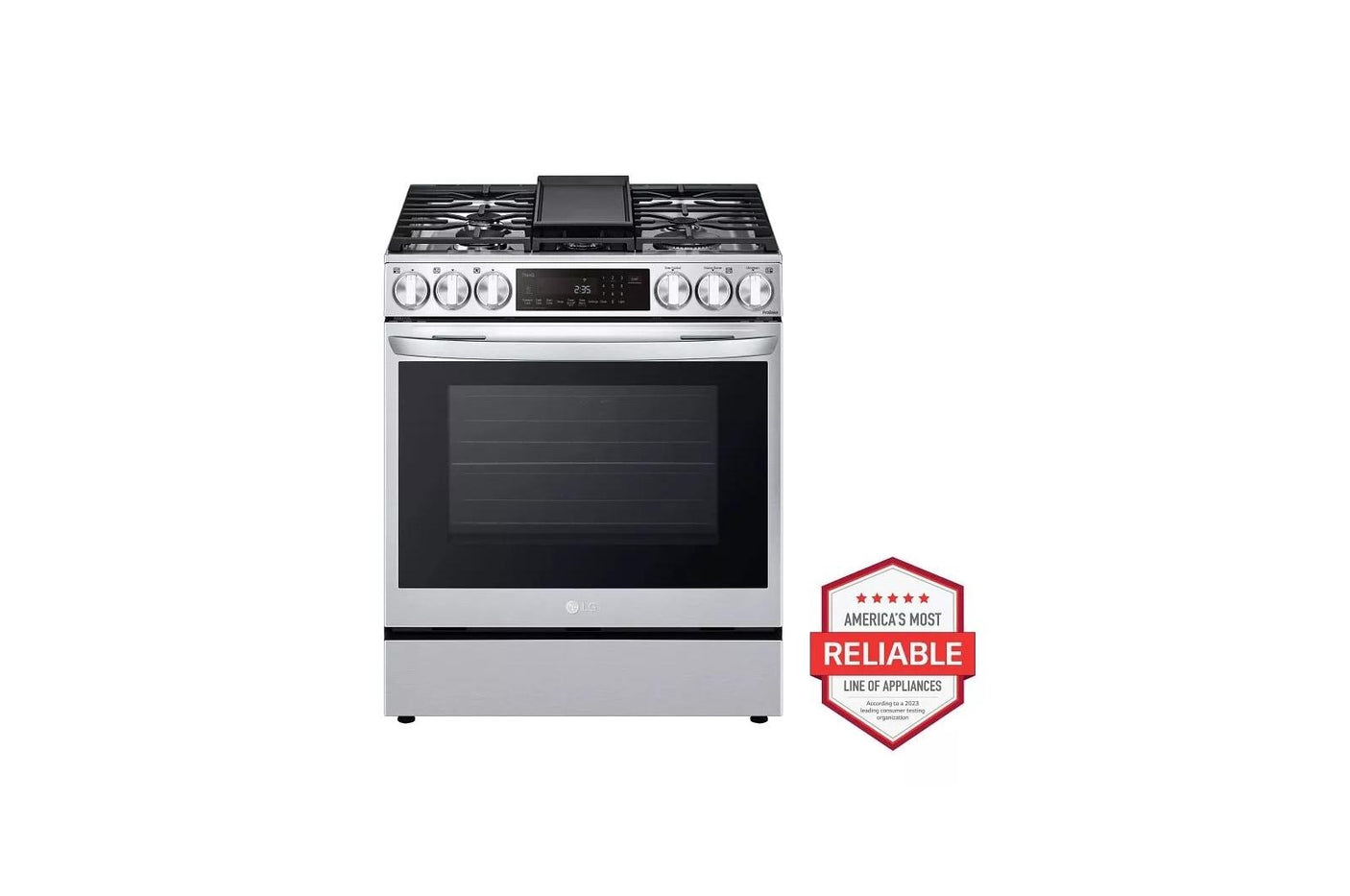 6.3 cu. ft. Smart Dual Fuel Slide-in Range with InstaView®, ProBake Convection®, Air Fry and Air Sous Vide