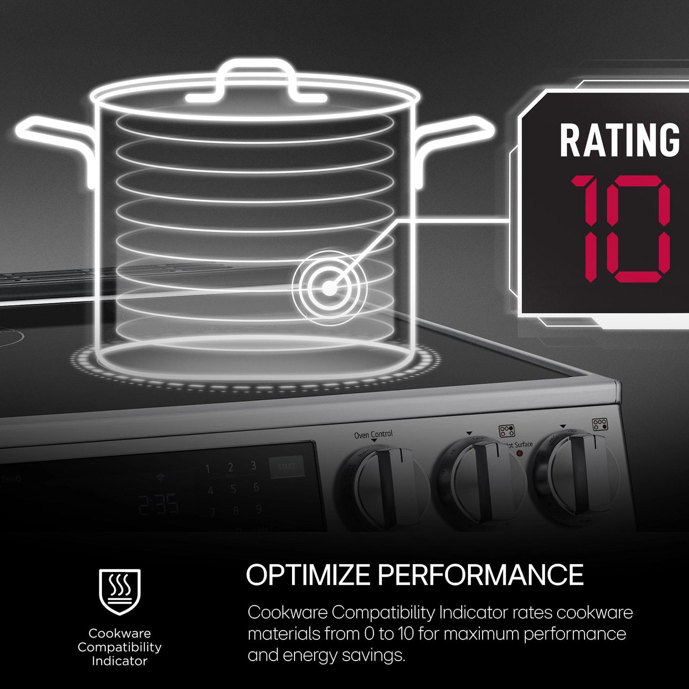 36" Smart Induction Cooktop with UltraHeat™ 4.3kW Element