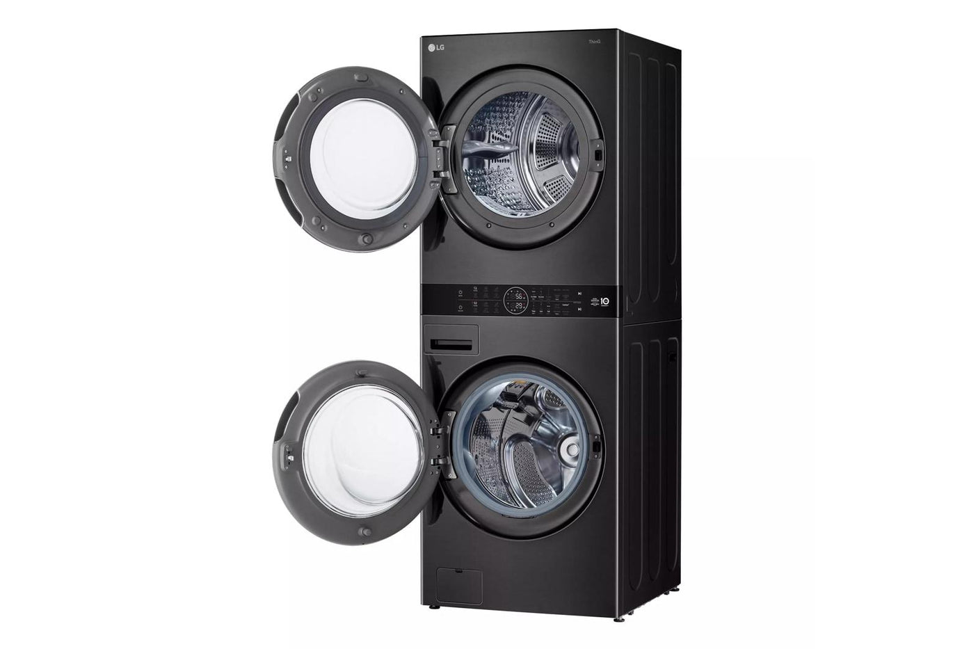 Single Unit LG WashTower™ with Center Control™ 5.0 cu. ft. Front Load Washer and 7.8 cu. ft. Electric Ventless Heat Pump Dryer