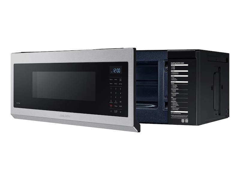 1.1 cu. ft. Smart SLIM Over-the-Range Microwave with 400 CFM Hood Ventilation, Wi-Fi & Voice Control in Stainless Steel