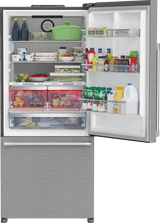 30" Bottom Freezer Refrigerator with Harvestfresh