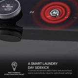 5.5 cu.ft. Mega Capacity Smart Top Load Washer with EasyUnload™, AI Sensing, ezDispense®, Water Faucet & LCD Digital Dial Control