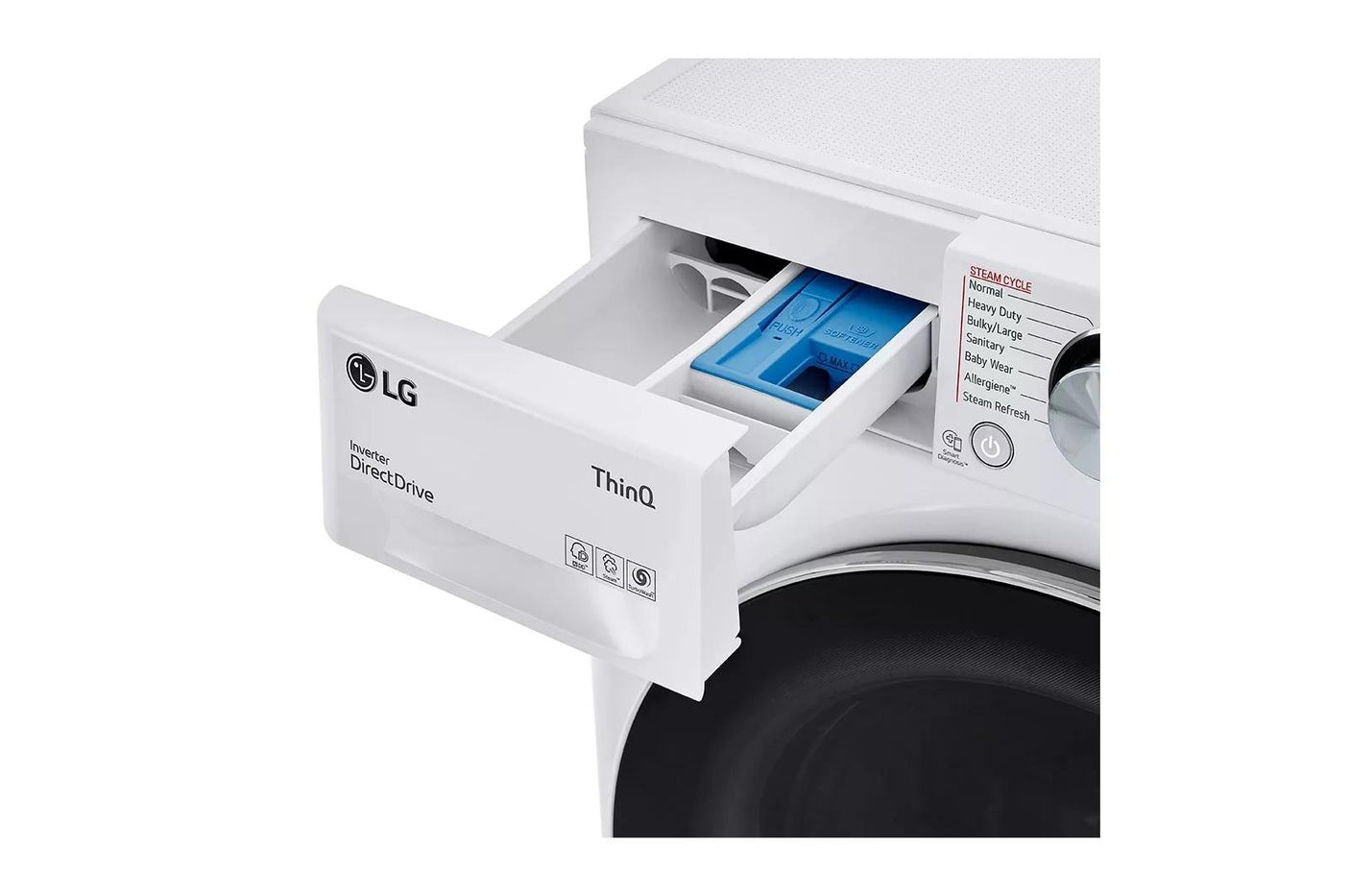 2.4 cu.ft. Smart wi-fi Enabled Compact Front Load All-In-One Washer/Dryer Combo with Built-In Intelligence