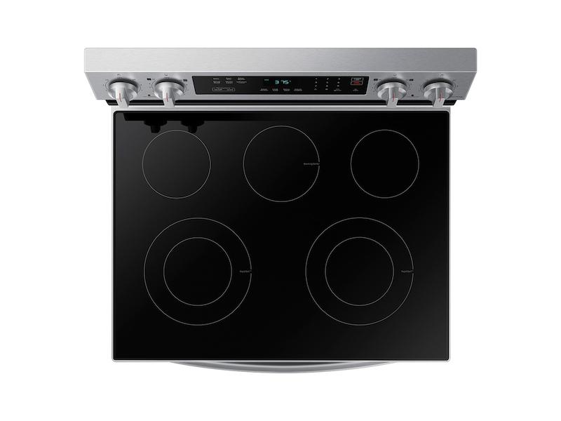 6.3 cu. ft. Smart Freestanding Electric Range with Rapid Boil™ & Self Clean in Stainless Steel