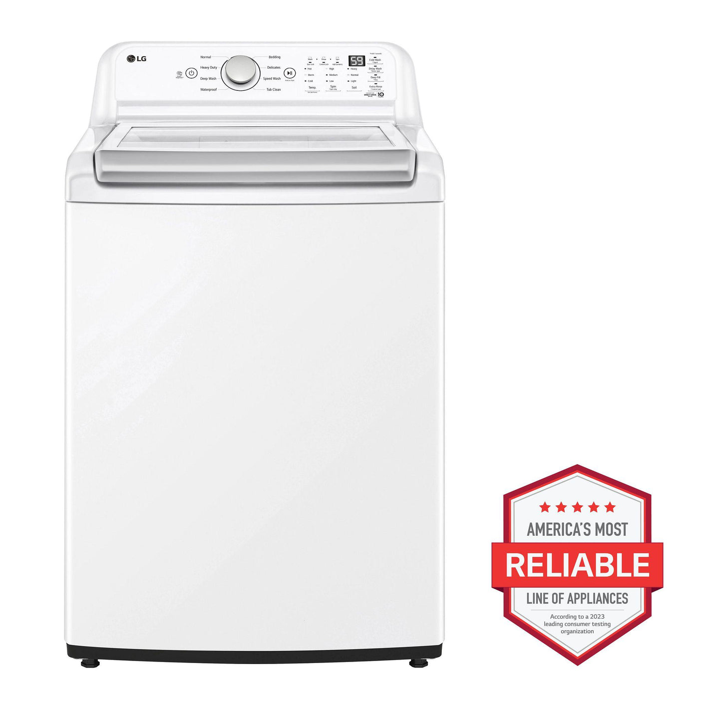 4.8 cu. ft. Mega Capacity Top Load Washer with 4-Way™ Agitator & TurboDrum™ Technology