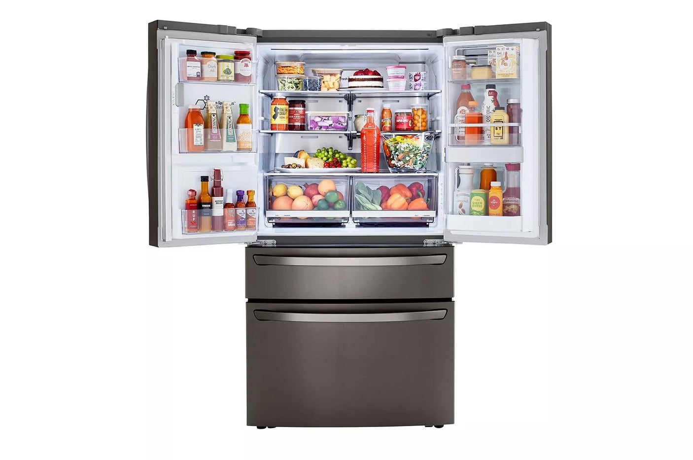 23 cu. ft. Smart InstaView™ Door-in-Door® Counter-Depth Refrigerator with Craft Ice™