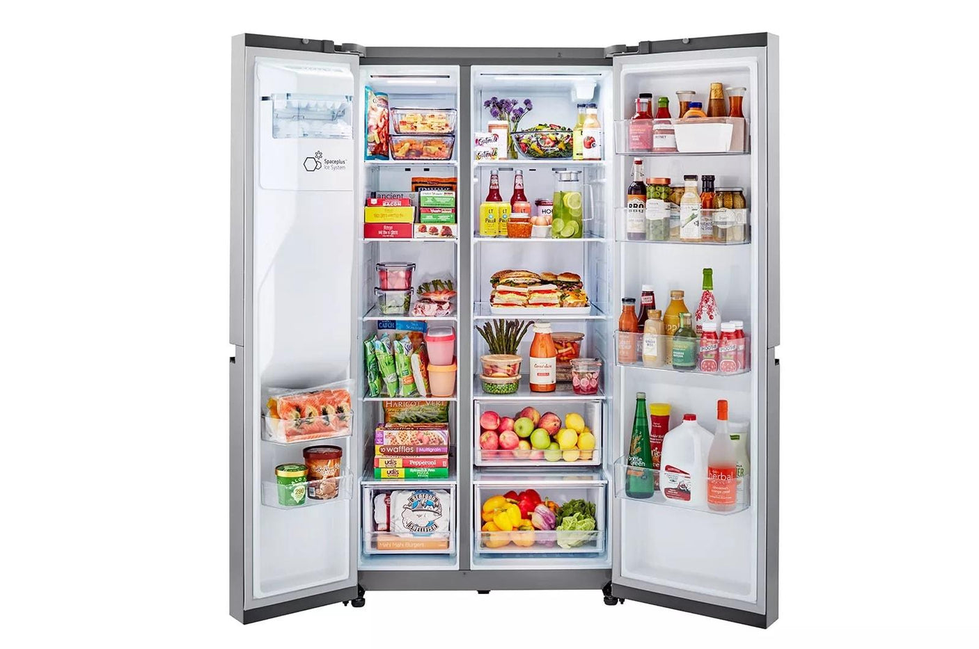 23 cu. ft. Side-by-Side Counter-Depth Refrigerator with Smooth Touch Dispenser