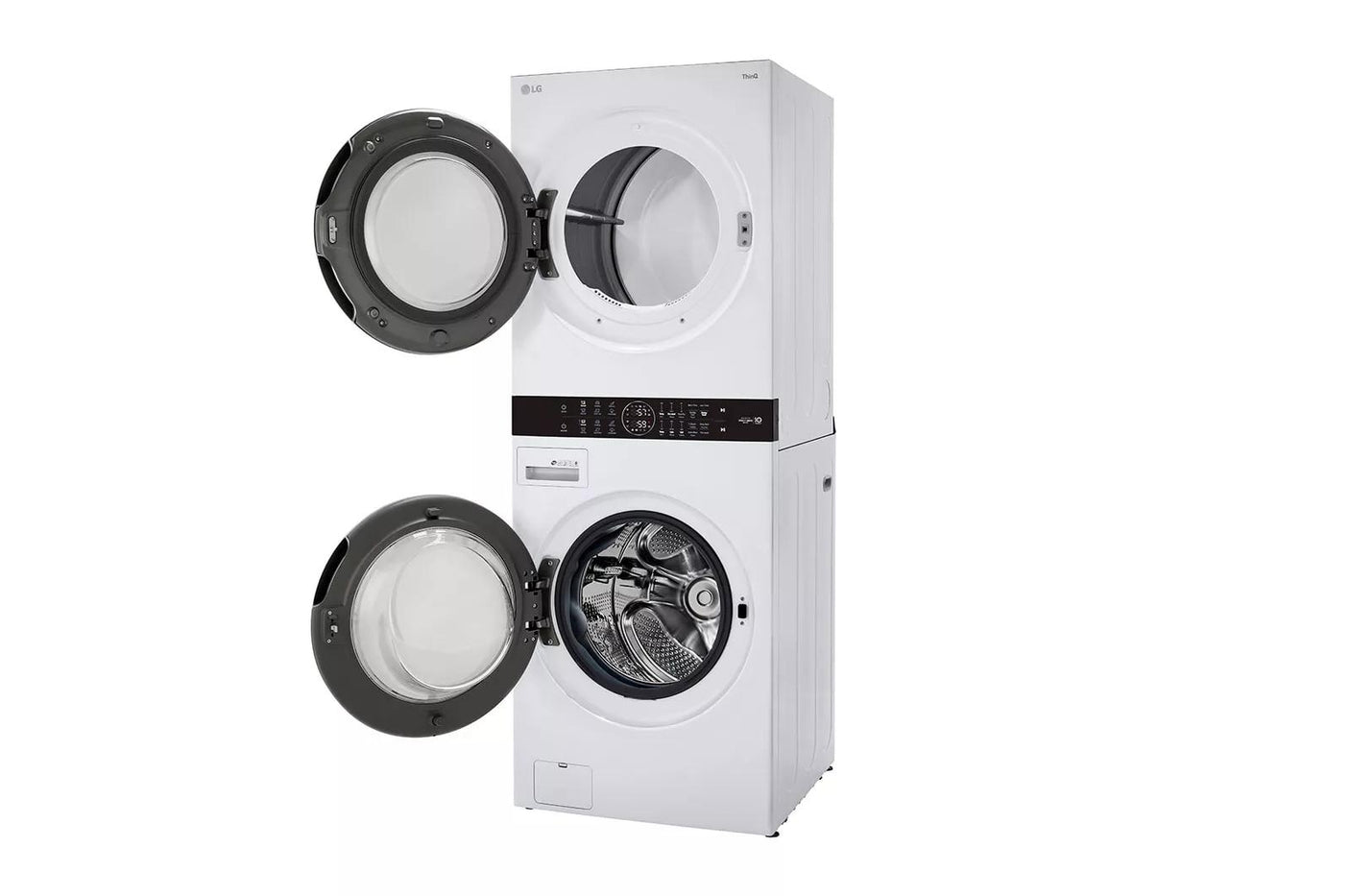 Single Unit Front Load LG WashTower™ with Center Control™ 4.5 cu. ft. Washer and 7.4 cu. ft. Electric Dryer