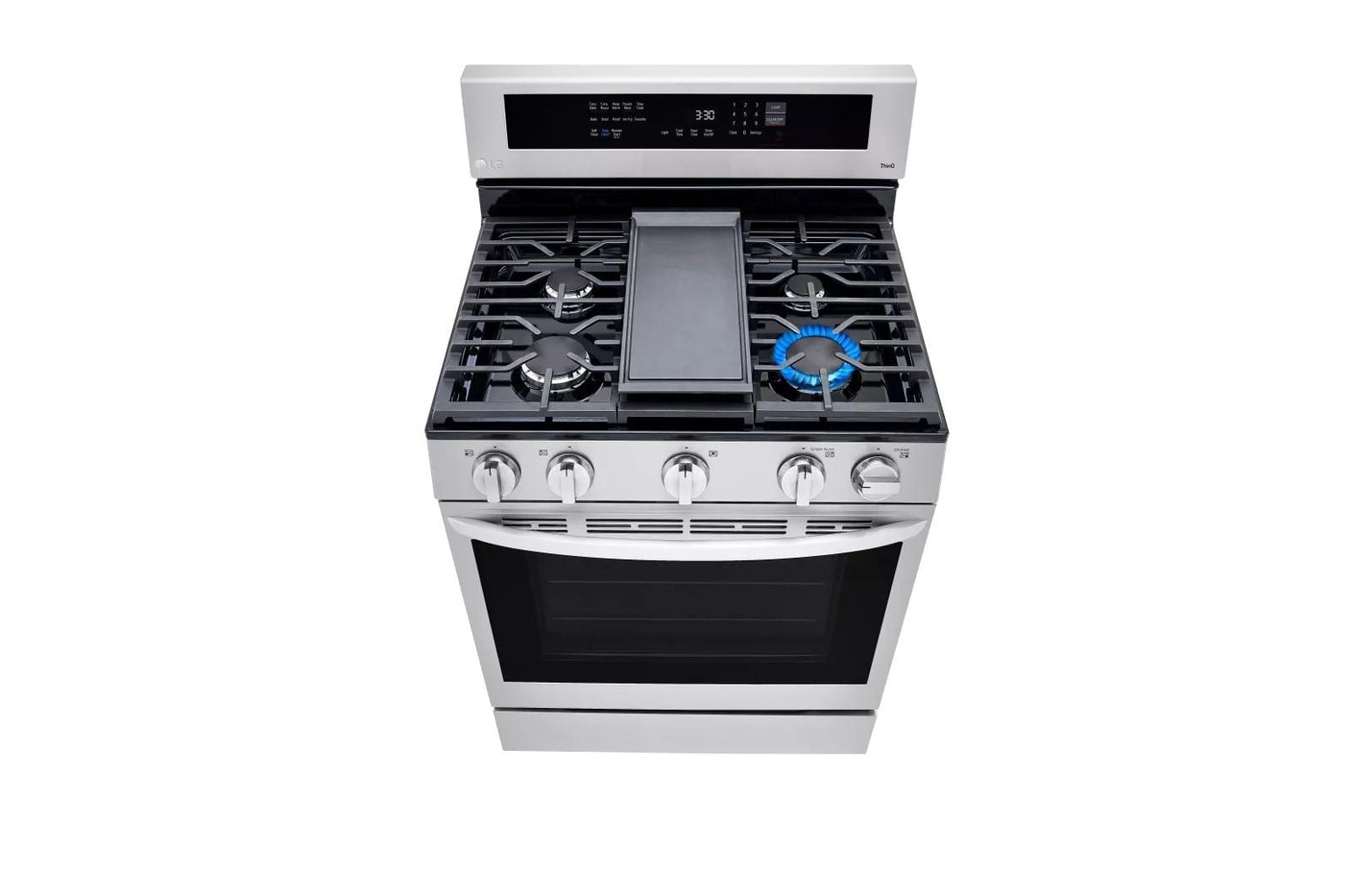 5.8 cu ft. Smart Wi-Fi Enabled True Convection InstaView® Gas Range with Air Fry