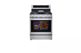 5.8 cu ft. Smart Wi-Fi Enabled True Convection InstaView® Gas Range with Air Fry