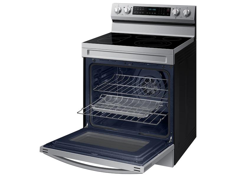 6.3 cu. ft. Smart Freestanding Electric Range with No-Preheat Air Fry, Convection+ & Griddle in Stainless Steel